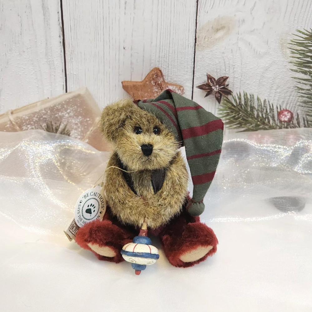 보이즈베어 산타 멜빵 곰 / 빈티지인형 테디베어 곰돌이 빈티지소품 키덜트