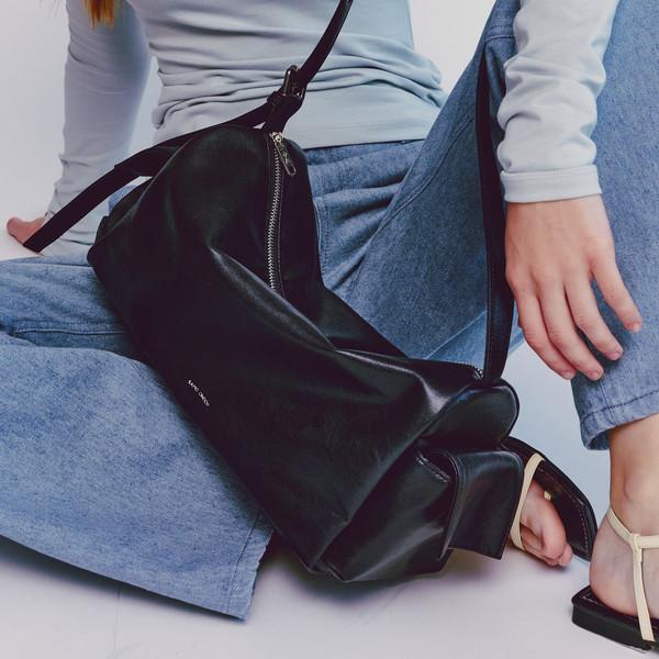 디디백 side pocket didi bag M nappa black