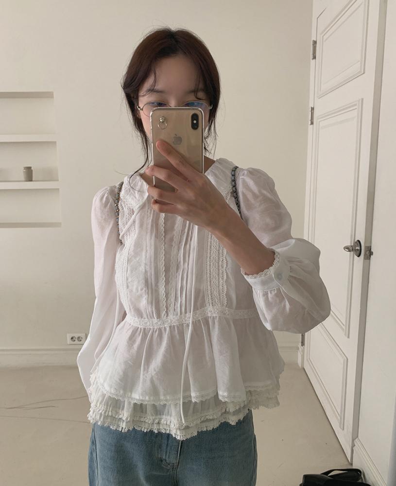 [NEW! 화요일오후6시까지5%♥] Whisper Blouse