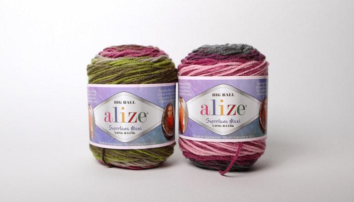 슈퍼라나 케이크 │ 알리제 울혼방 목도리실  겨울실