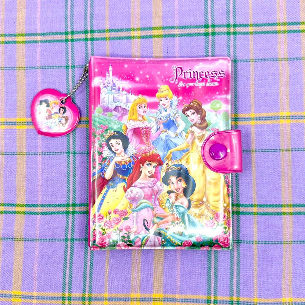 [중고] [고전문구] 디즈니 프린세스 6공 다이어리