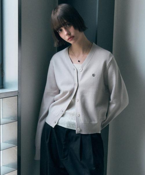 세컨모놀로그(SECONDMONO)  W. 골지 브이넥 3-WAY 버튼 가디건 [BEIGE]_SWCD001BEIGE - 사이즈 & 후기 | 무신사