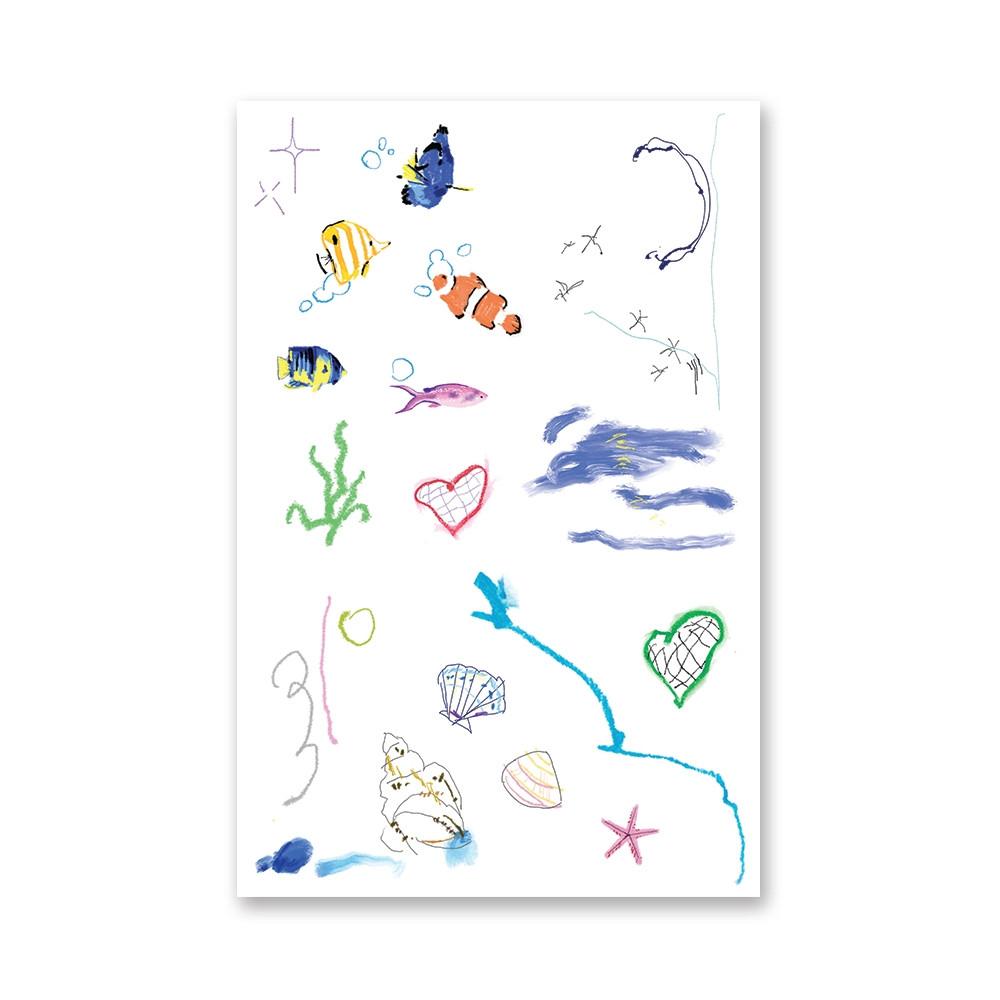 drawing tattoo sticker 03 / 다름타투 타투스티커