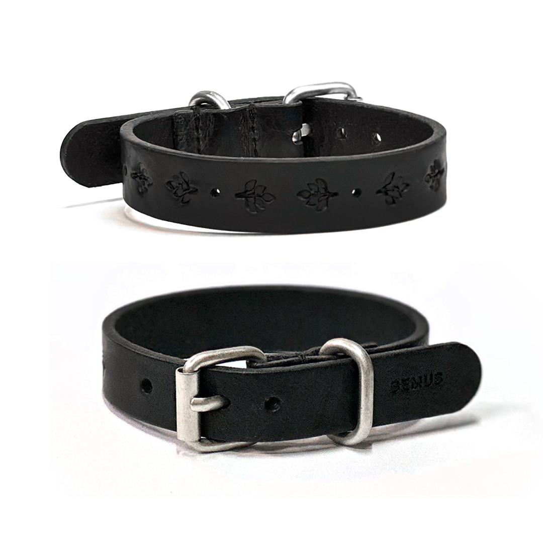 Leather bracelet (Black)