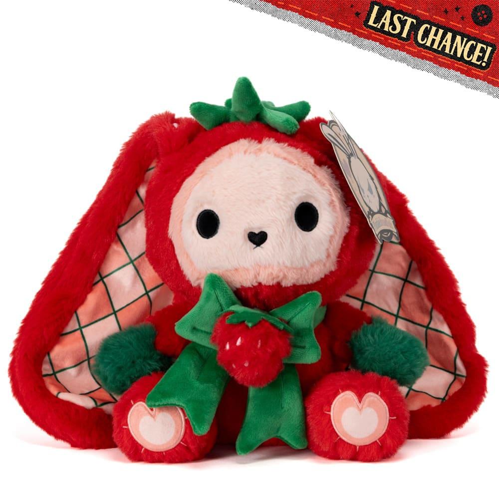 Plushie Dreadfuls -  Strawbunny Rabbit - Plush Stuffed Animal