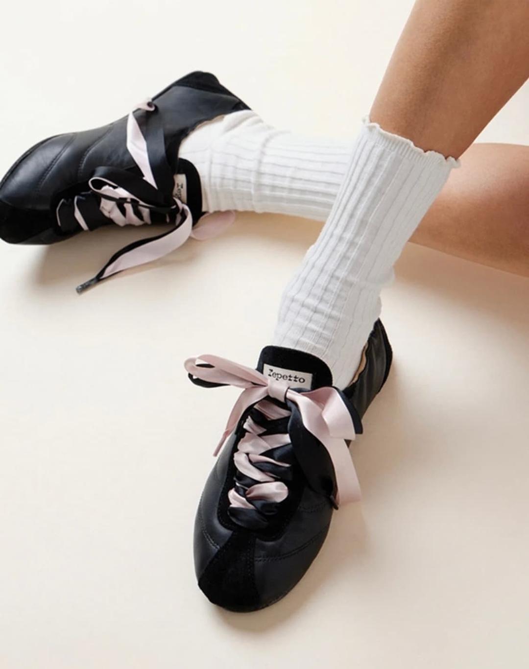 [36,37,38]레페토 25fw 테니스 실크 스니커즈 | 후루츠패밀리