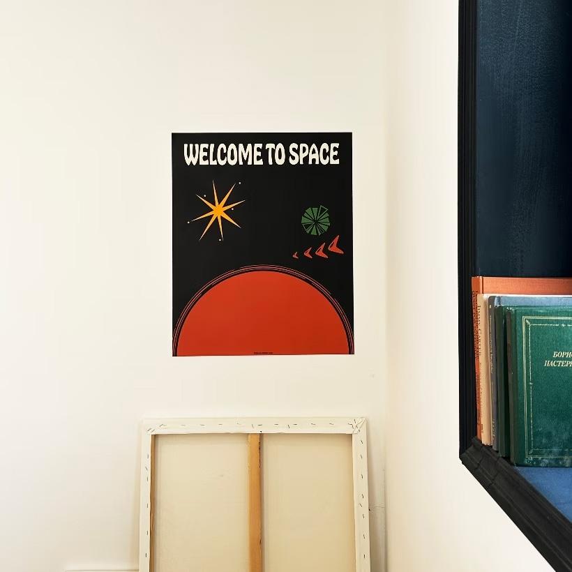 WALL POSTER (NO.2 SPACE) _ 종이 포스터 500x615mm