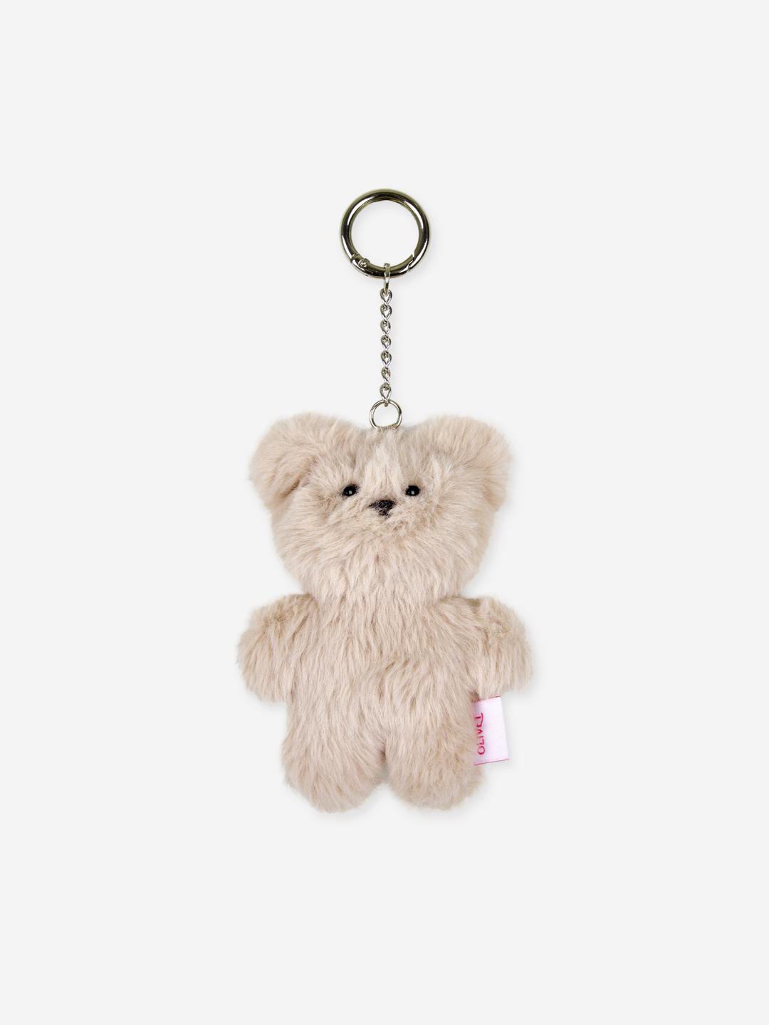 (7/8 순차 발송) Olivet baby bear keychain (올곰이) - latte
