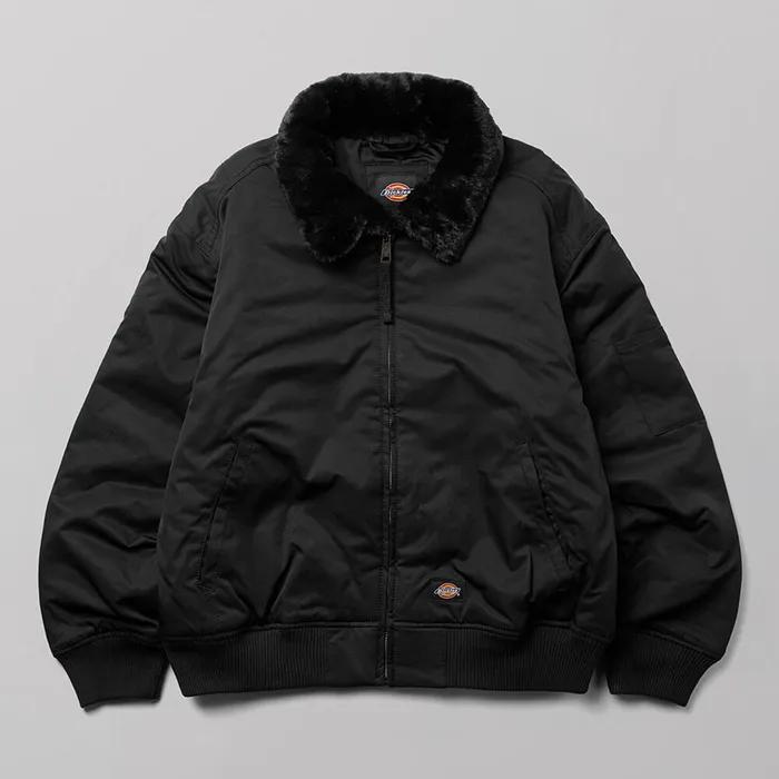 우먼스 오버핏 라이닝 셰르파 자켓 Black