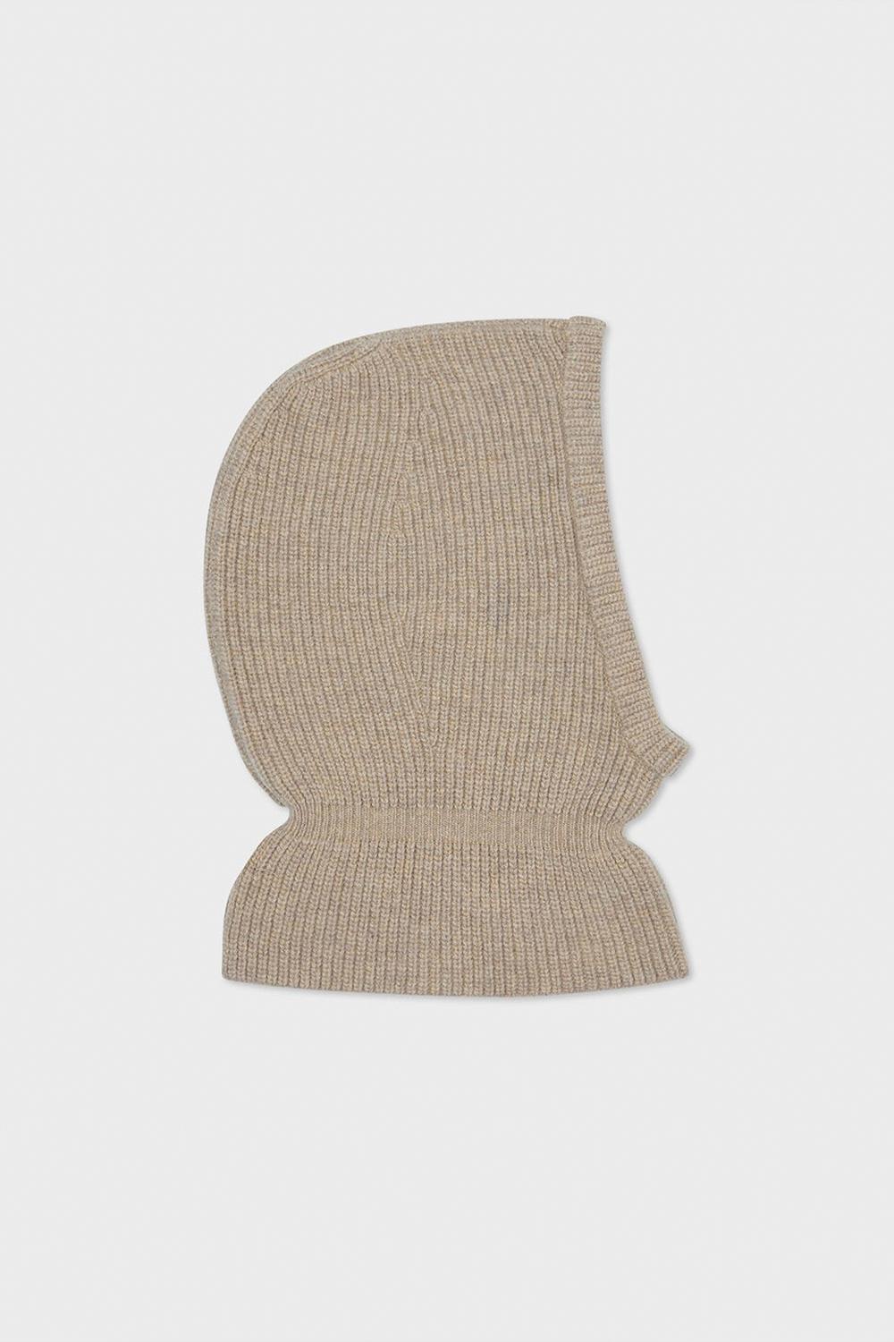 Cashmere Blended Balaclava (Beige)