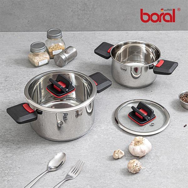 [무료배송] 접이식 스텐 냄비세트 4P BR-FH04P