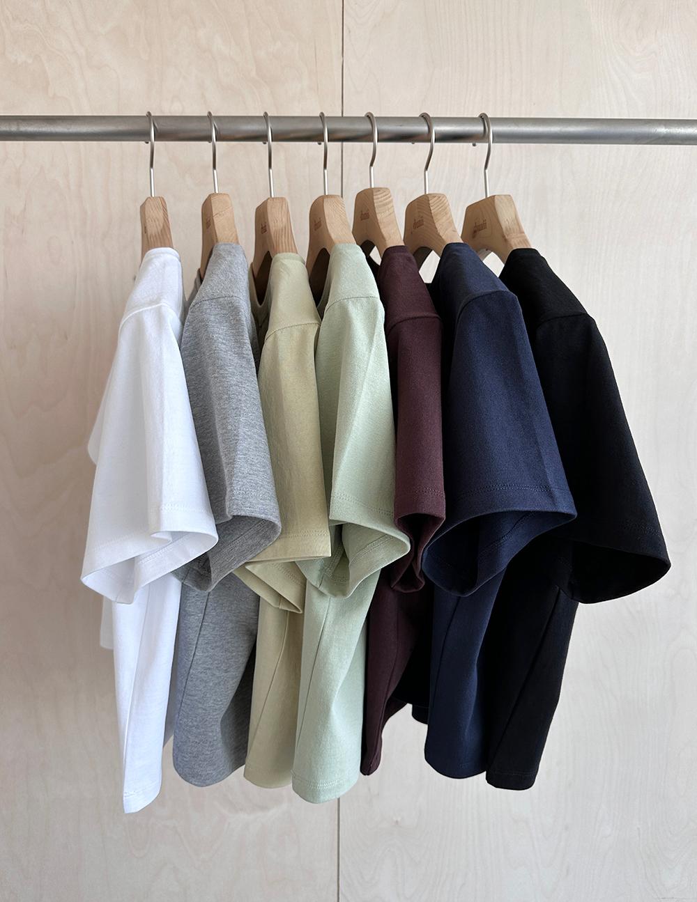 [Made] 데일리 크롭  반팔티(바이오워싱)