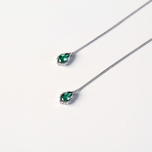 압생트 롱 드롭 귀걸이