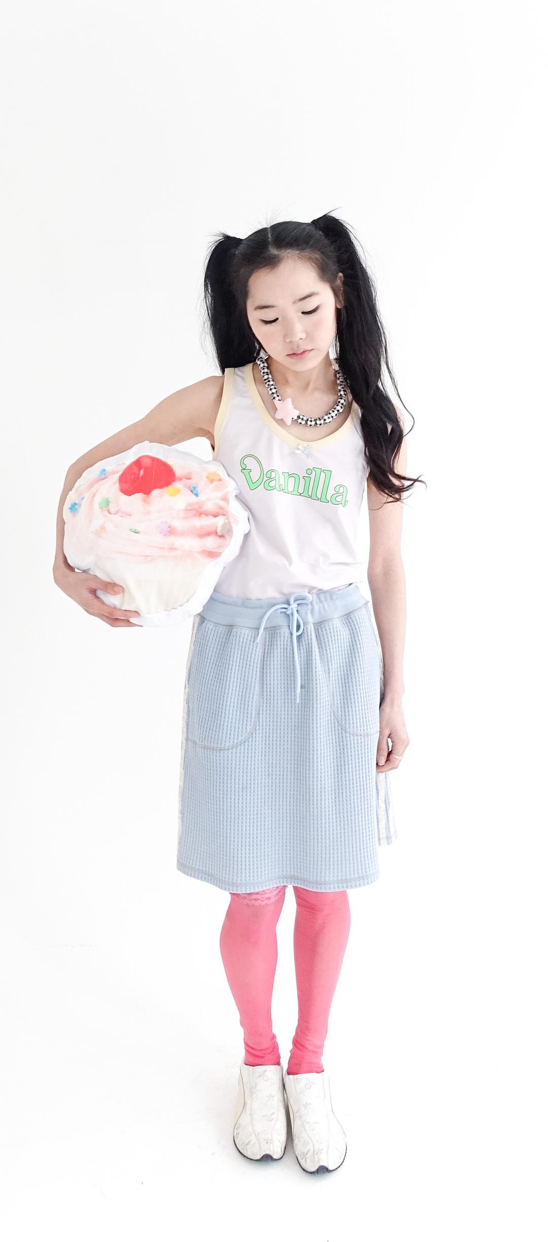 [F.E.E.S] dessert color sleeveless (pink)