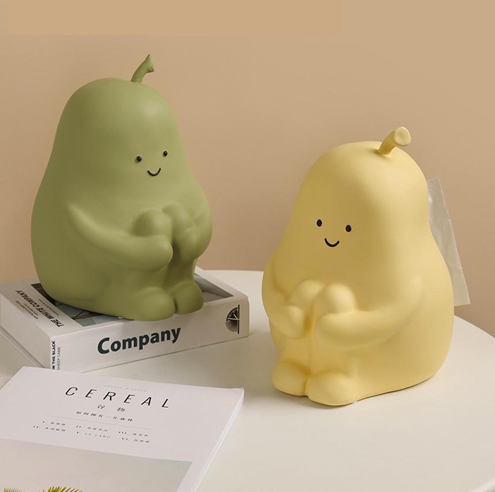 헤이유드 귀여운 옐로우 티슈케이스 휴지곽 각티슈 두루마리