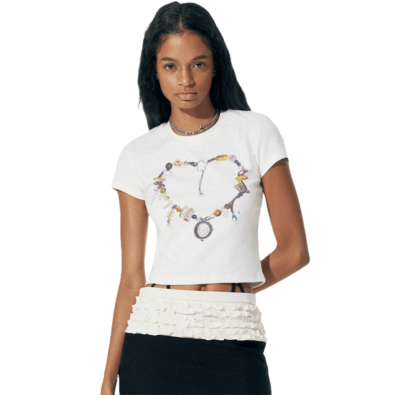 [RUNWAY TICKET] 'My necklace.' T-shirt_White(5/6 출고)