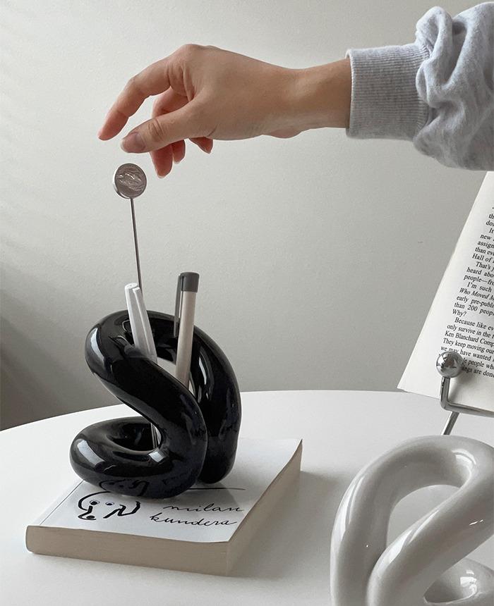 세라믹 홀더 펜 브러쉬 꽂이