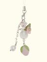 berry flower keyring