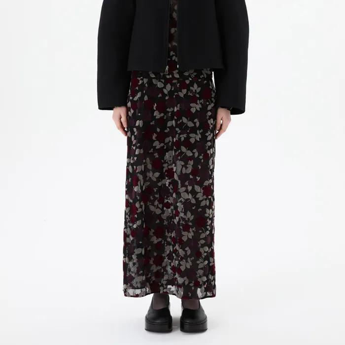 FLORAL LONG SKIRT