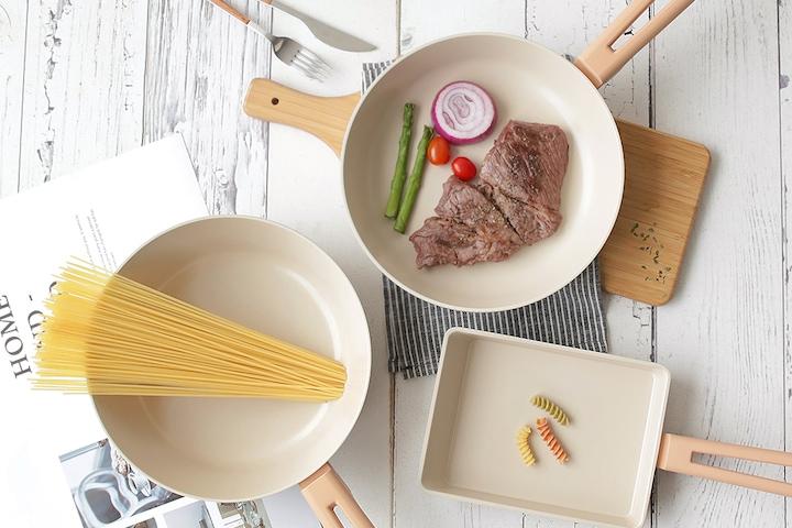 1+1 로잔 세라믹 IH 프라이팬 골라담기 (인덕션 가능)