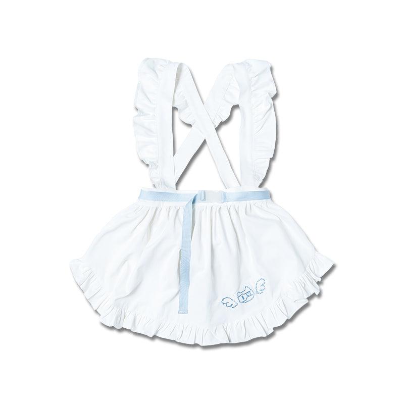 Dot Cat Apron - WHITE/P.BLUE / FREE