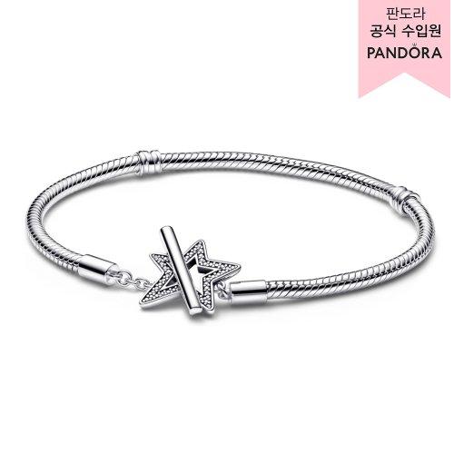 에쉬메트릭 스타 T바 스네이크 체인 브레이슬릿_592357C01