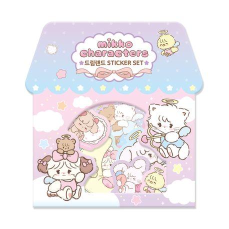 미코캐릭터즈 드림랜드 조각스티커 세트