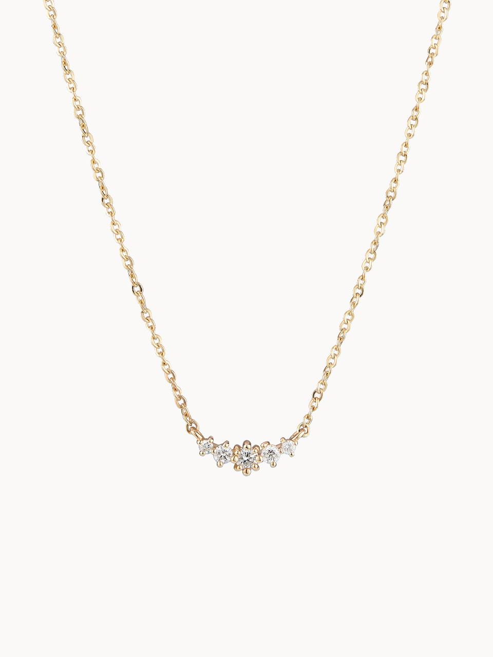Curve Diamond Necklace