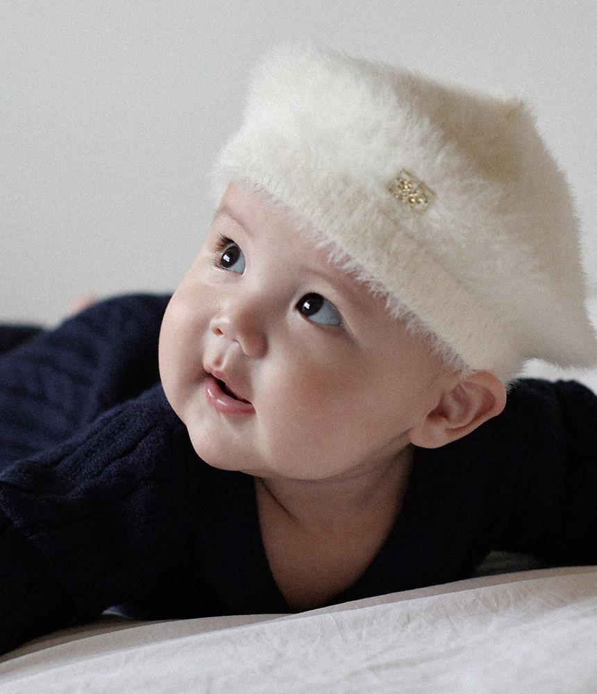 앙고라 베레모 크림