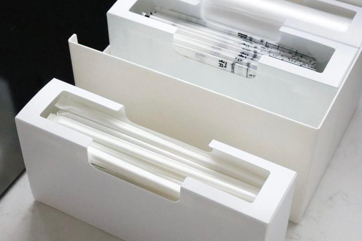 입구 넓은 비닐봉투 정리함 종량제 롤백 빨대 젓가락 수납