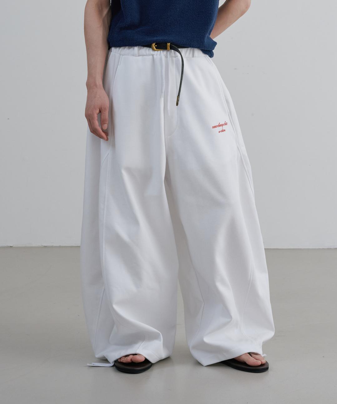 Archive broderie sweat pants (white)