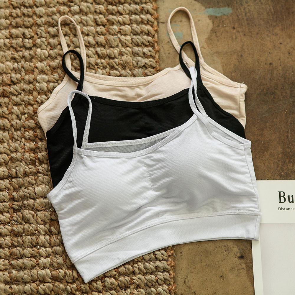 국산 풍기인견  끈나시 노후크 노와이어 빅사이즈 브라탑