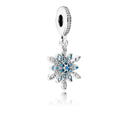 크리스털라이즈드 스노우플레이크 댕글 참