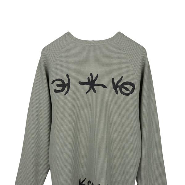 WAFFLE STRETCH LONG SLEEVE (OLIVE)