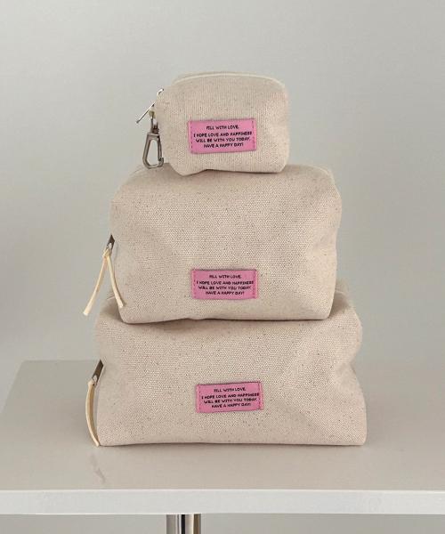 (3size) Bread pouch_ivory