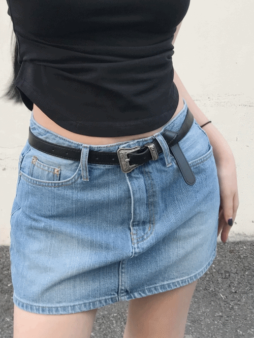 슬림 웨스턴 벨트 (1color)