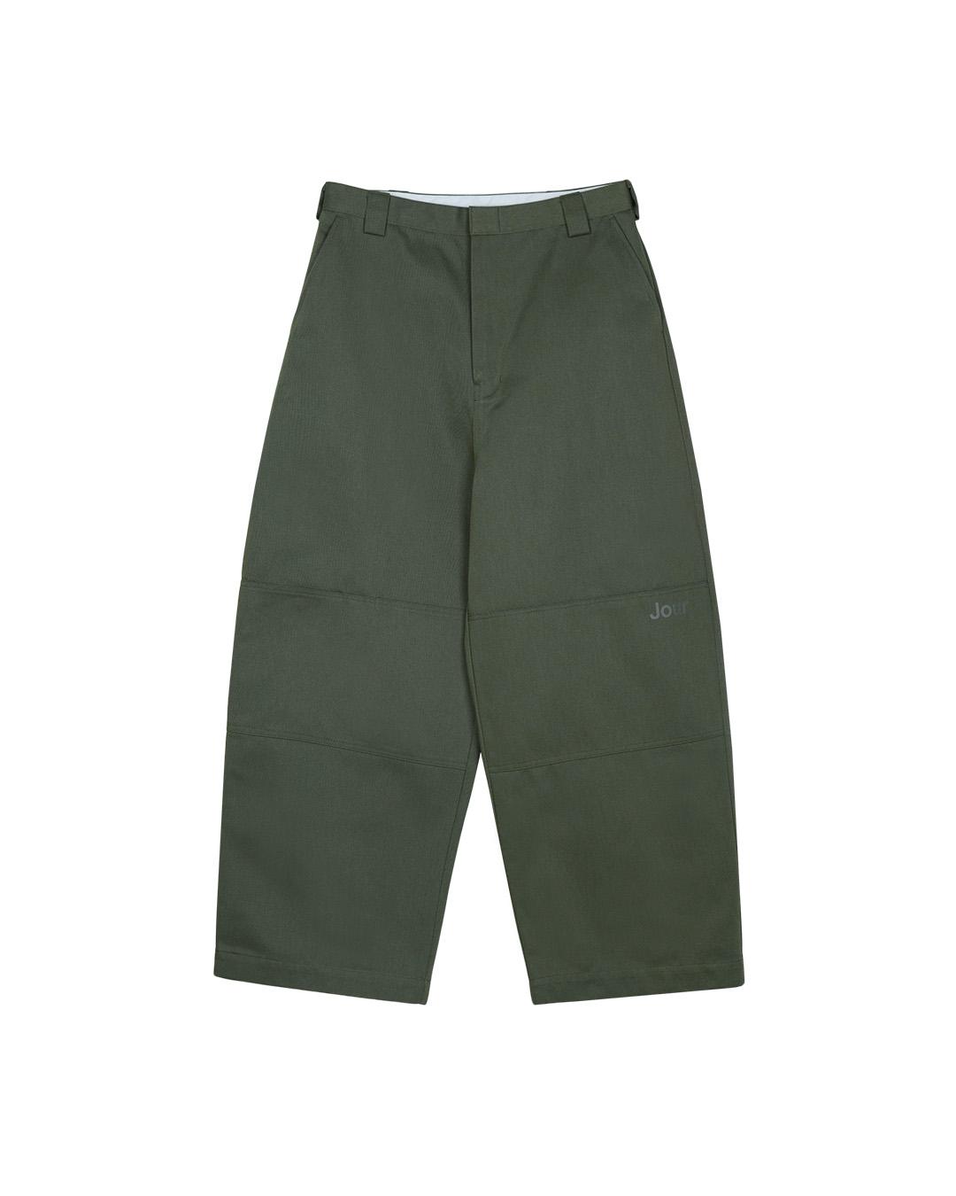 JOURNAL DOUBLE KNEE PANTS - OLIVE