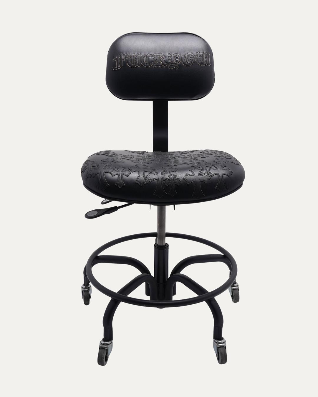 Cross Patch Fuck You Shop Chair - OS / Black