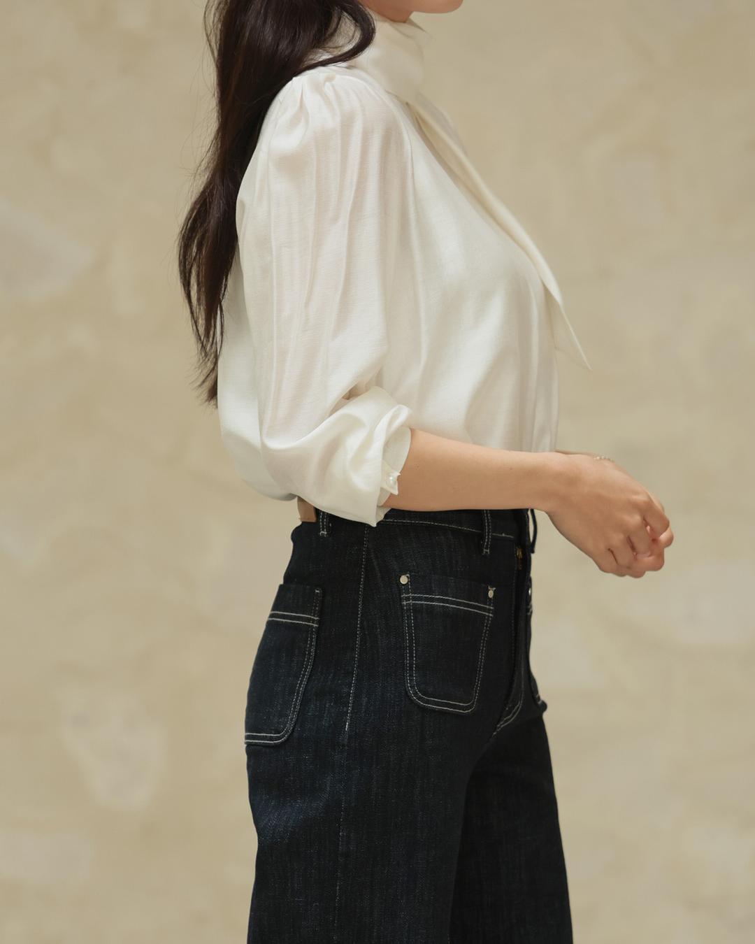 프론트 포켓 스트레이트 데님 M233