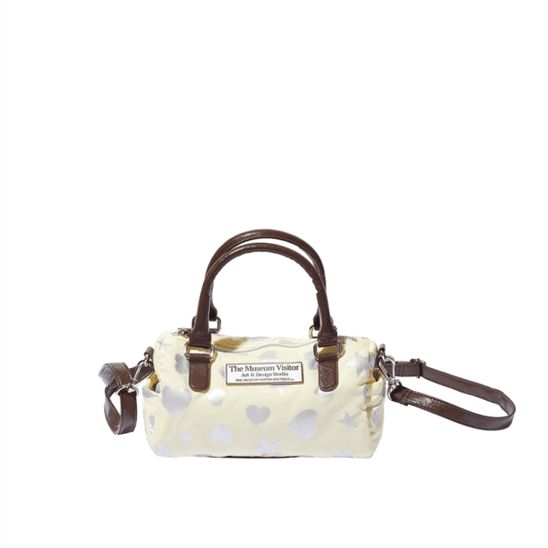 HEART STAR CRACK BOSTON BAG (LEMON)