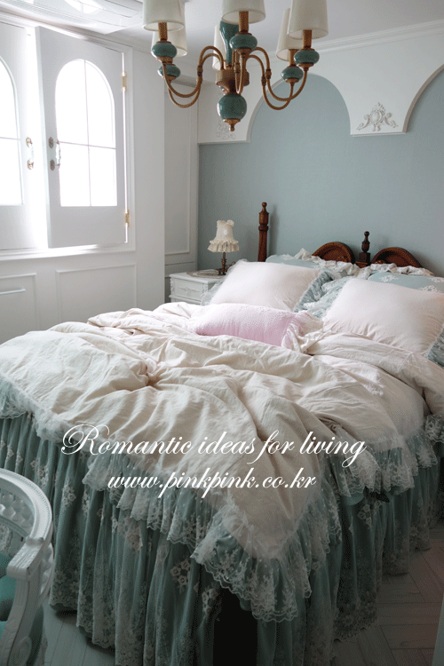 쁘띠 데이지 레이스 프릴  침구