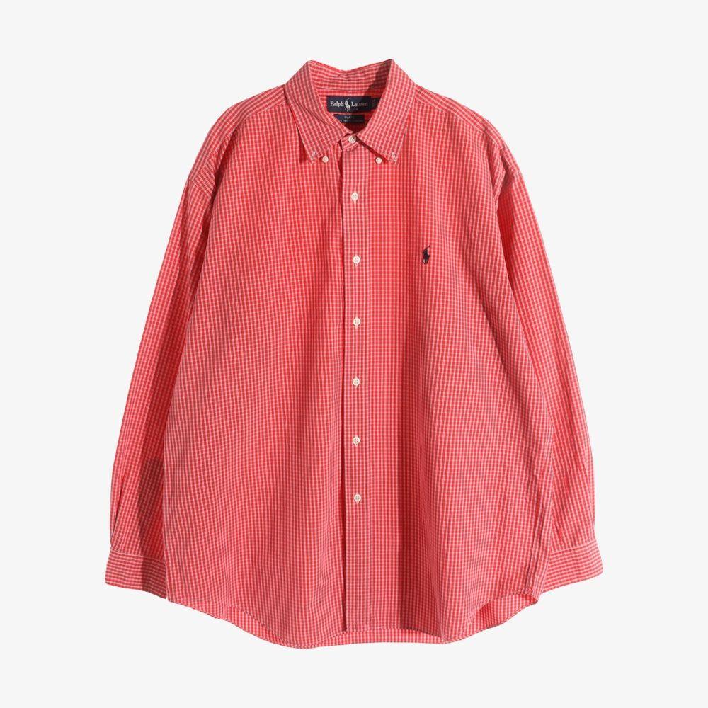 RALPH LAUREN 코튼 100% 스트라이프 셔츠 L