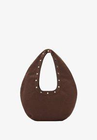 OVAL SCHULTER MIT STUDS - Sac à main - brown