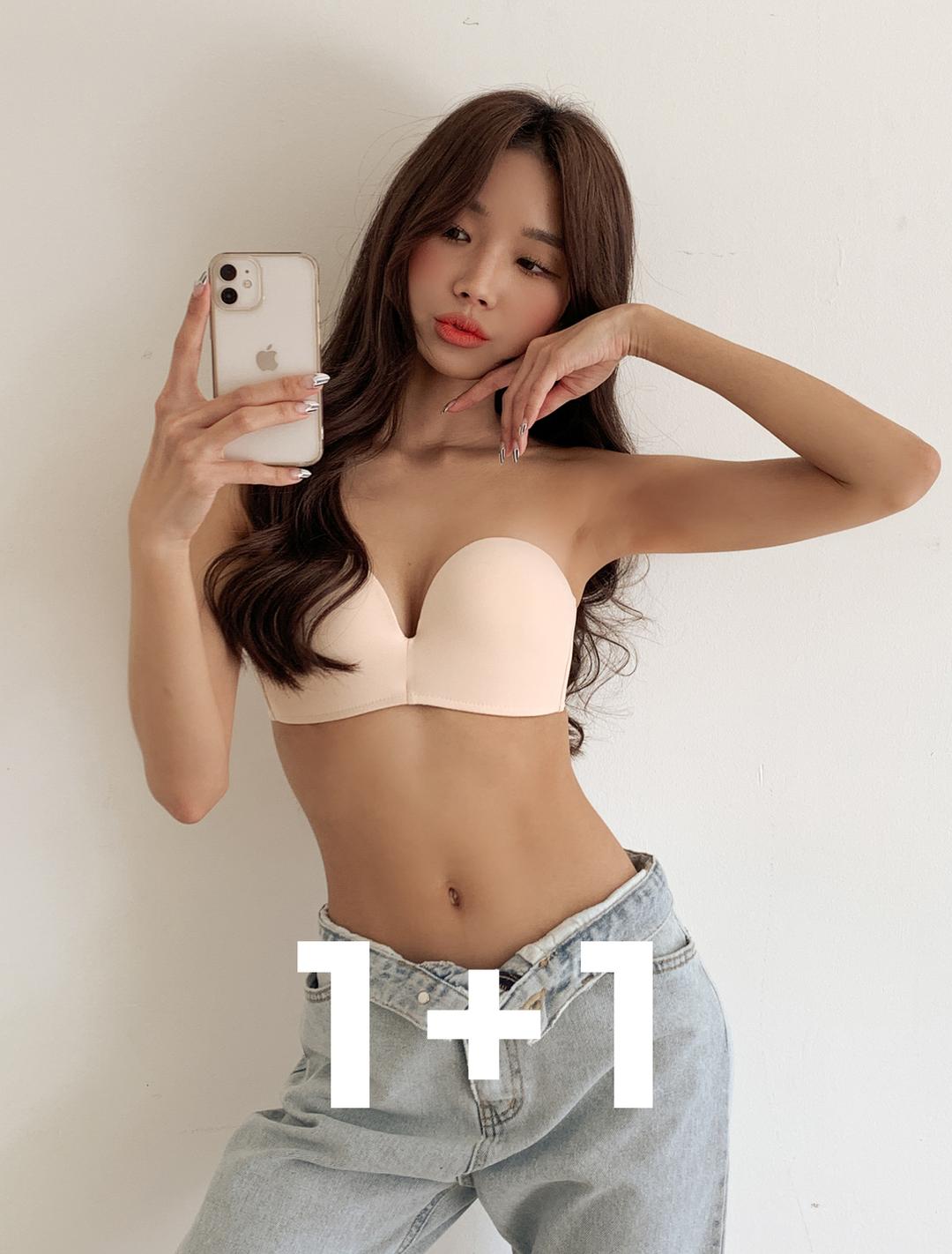 [1+1할인특가]1cm 웨딩 오프숄더 브라