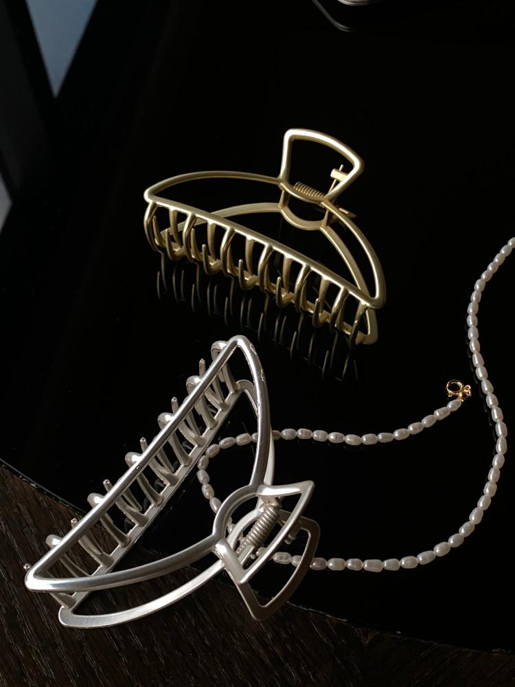 매트 헤어 집게핀 (2colors)