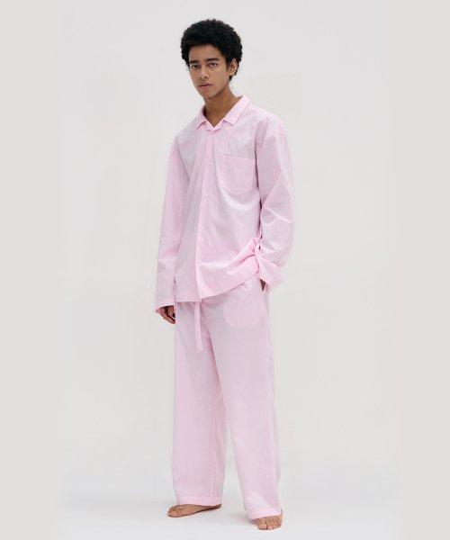 Stay Stripe Pajamas Long Pants - Raw Pink