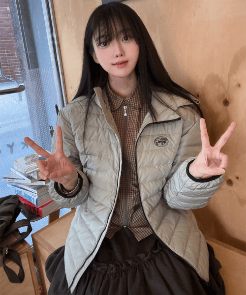 크레스트 쉴드 마이크로볼 라이트 패딩 자켓 (JQ5JPU421LK)