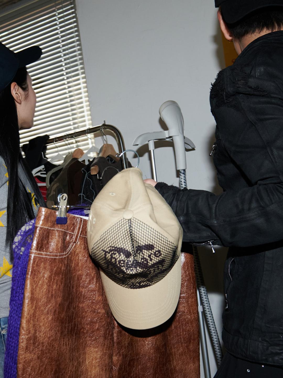 Iseot Overmesh Cap_Beige