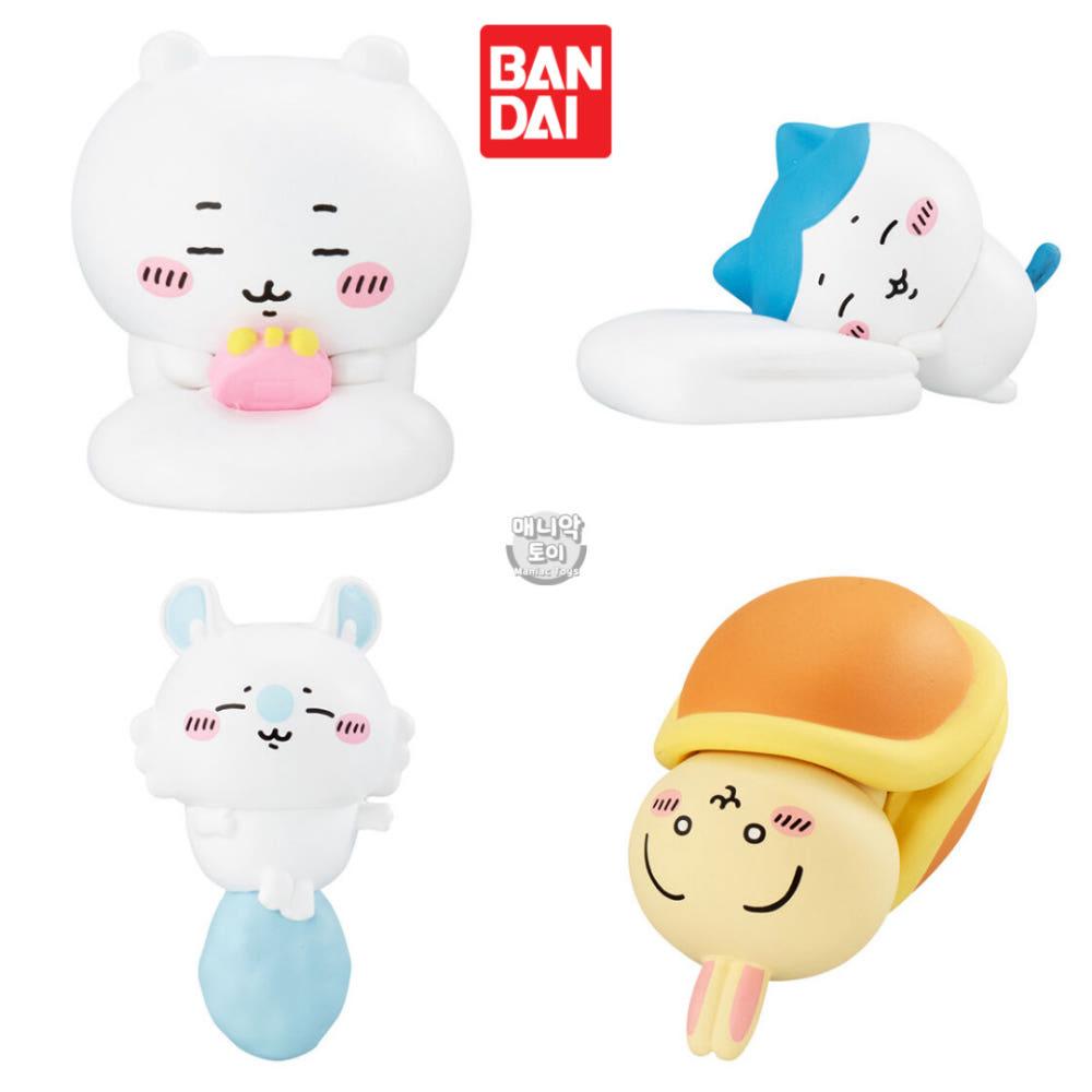 (3월 입고) 반다이 치이카와 먼작귀 가챠 피규어 스야스야 잘자요 2탄 우사기 하치와레