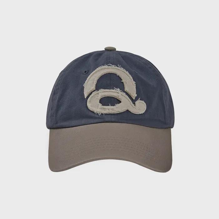 Washed Logo Ball Cap (BlueGrey/Beige)